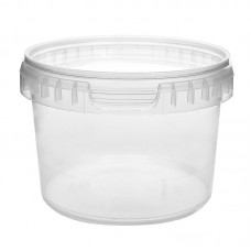 550 ML CLEAR TAMPER EVIDENT TUB and LID